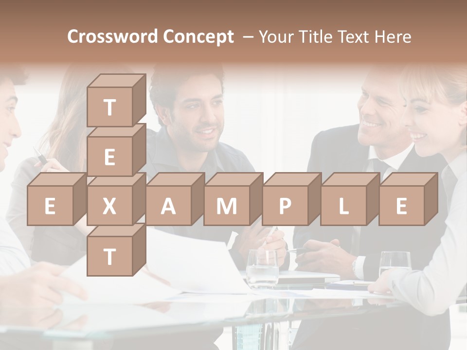 Group Colleague Look PowerPoint Template