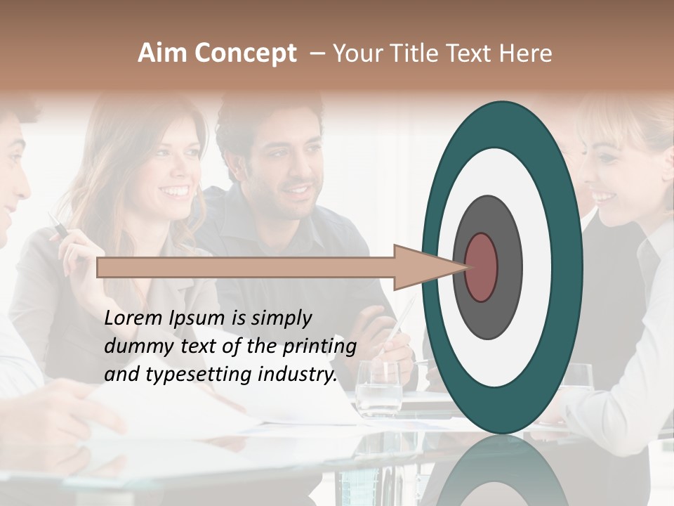 Group Colleague Look PowerPoint Template