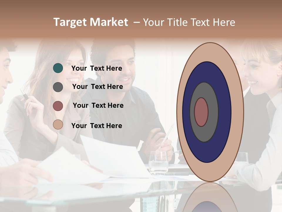 Group Colleague Look PowerPoint Template