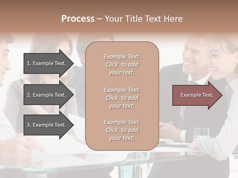 Group Colleague Look PowerPoint Template