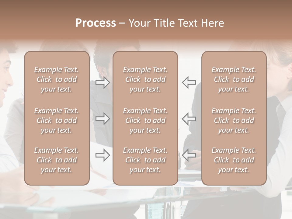 Group Colleague Look PowerPoint Template