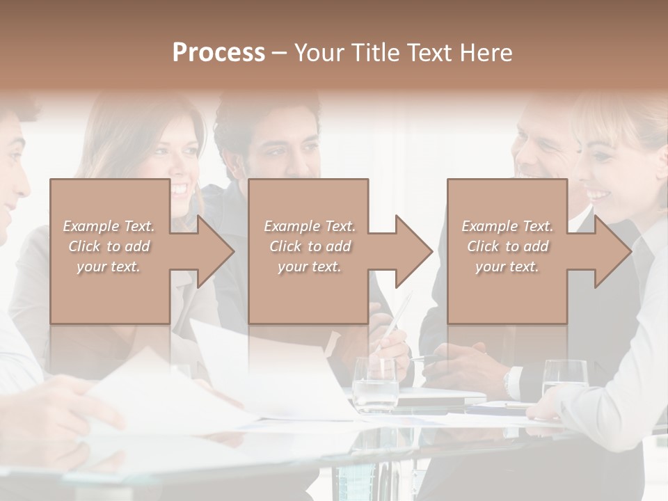 Group Colleague Look PowerPoint Template