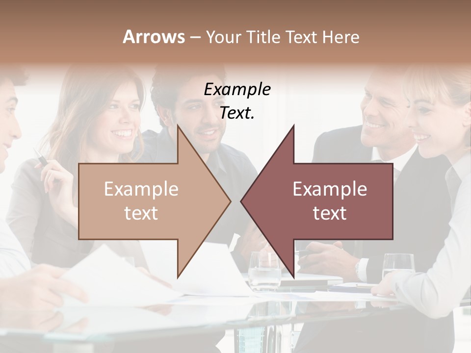 Group Colleague Look PowerPoint Template