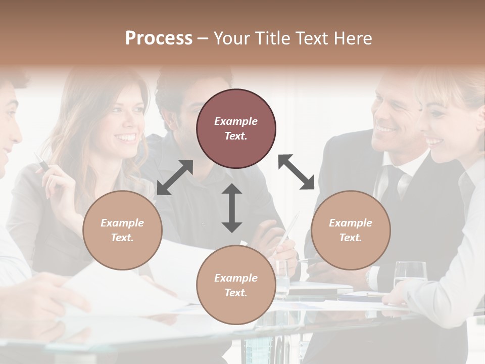 Group Colleague Look PowerPoint Template