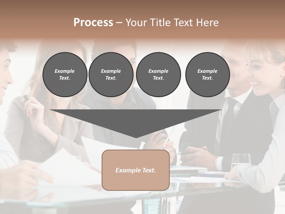 Group Colleague Look PowerPoint Template