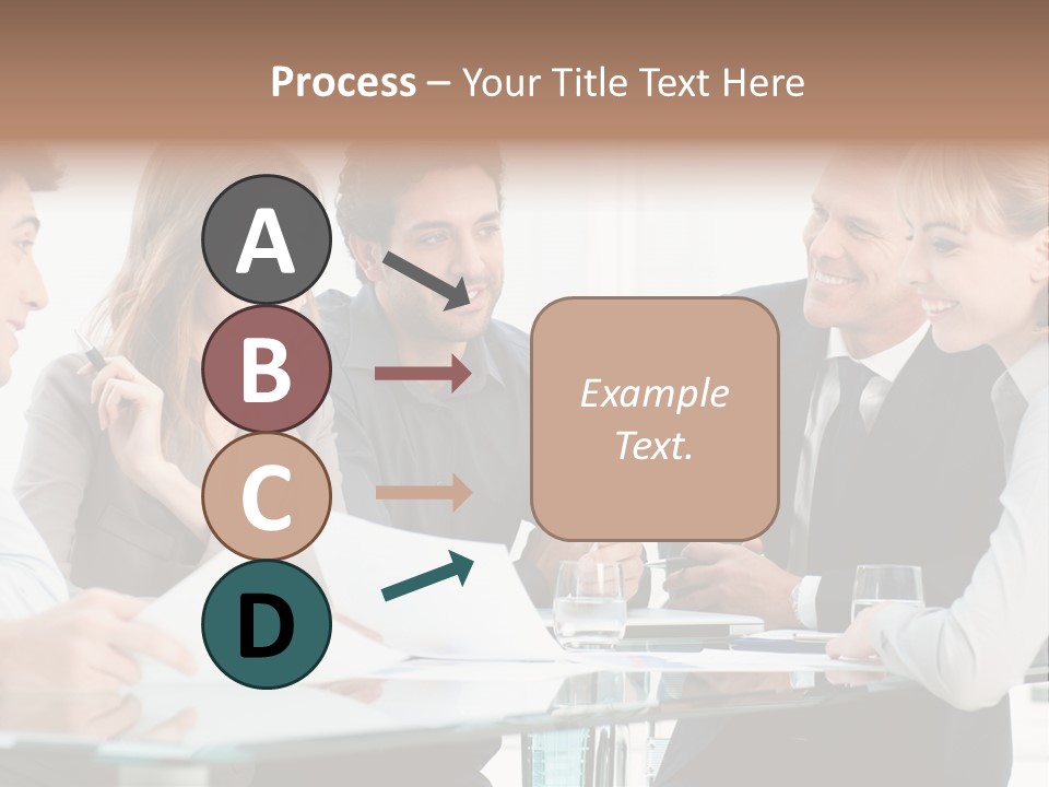 Group Colleague Look PowerPoint Template