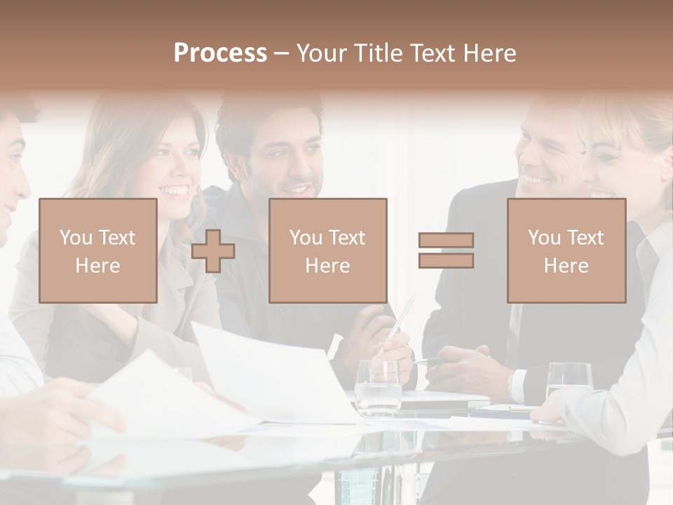 Group Colleague Look PowerPoint Template