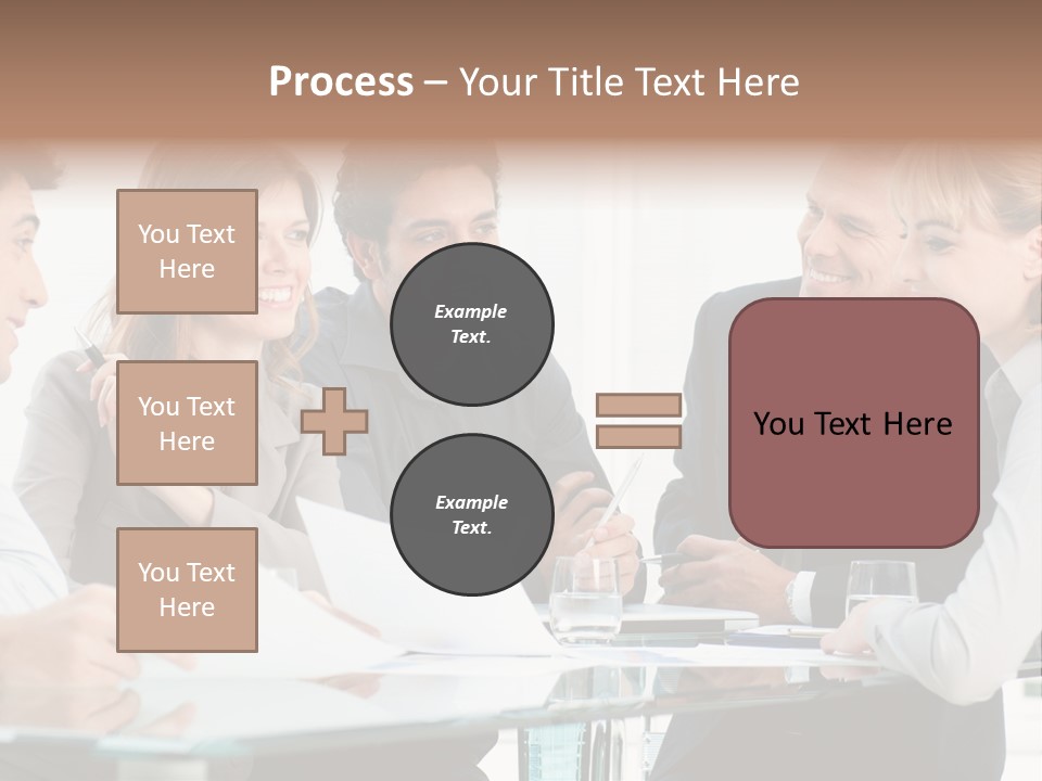 Group Colleague Look PowerPoint Template