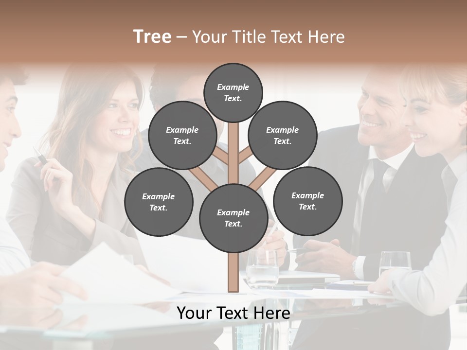 Group Colleague Look PowerPoint Template