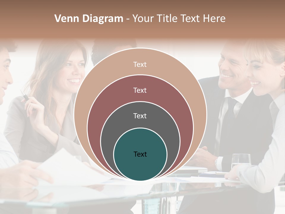 Group Colleague Look PowerPoint Template