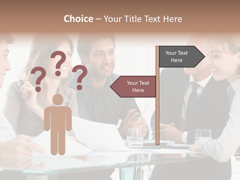 Group Colleague Look PowerPoint Template