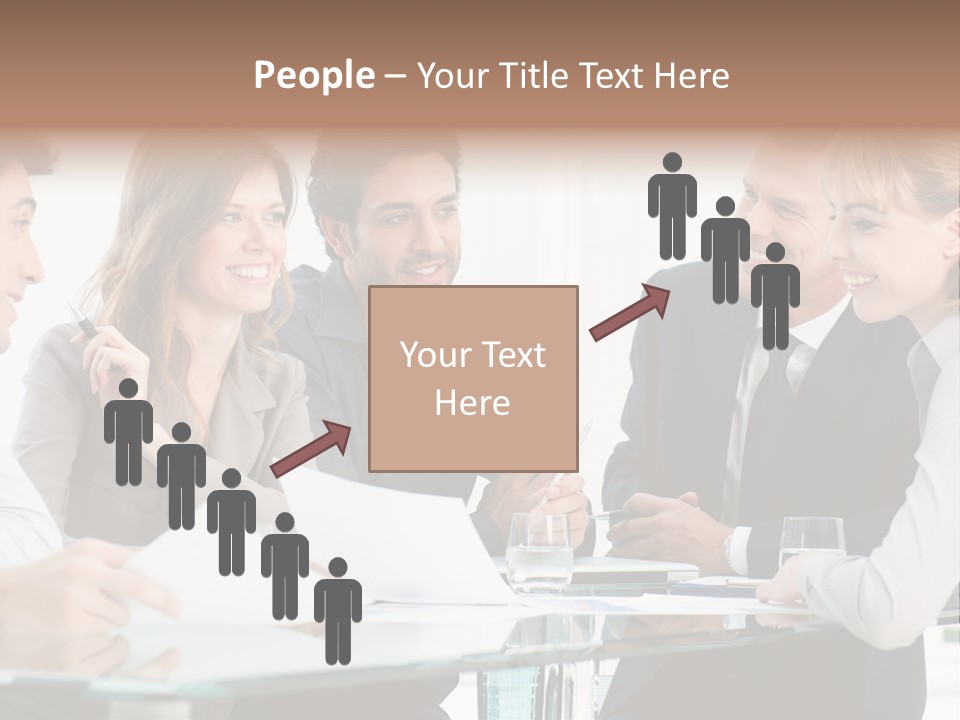 Group Colleague Look PowerPoint Template