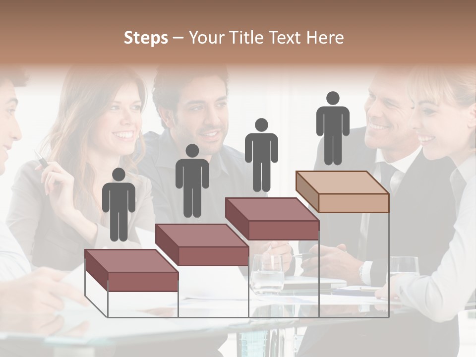 Group Colleague Look PowerPoint Template