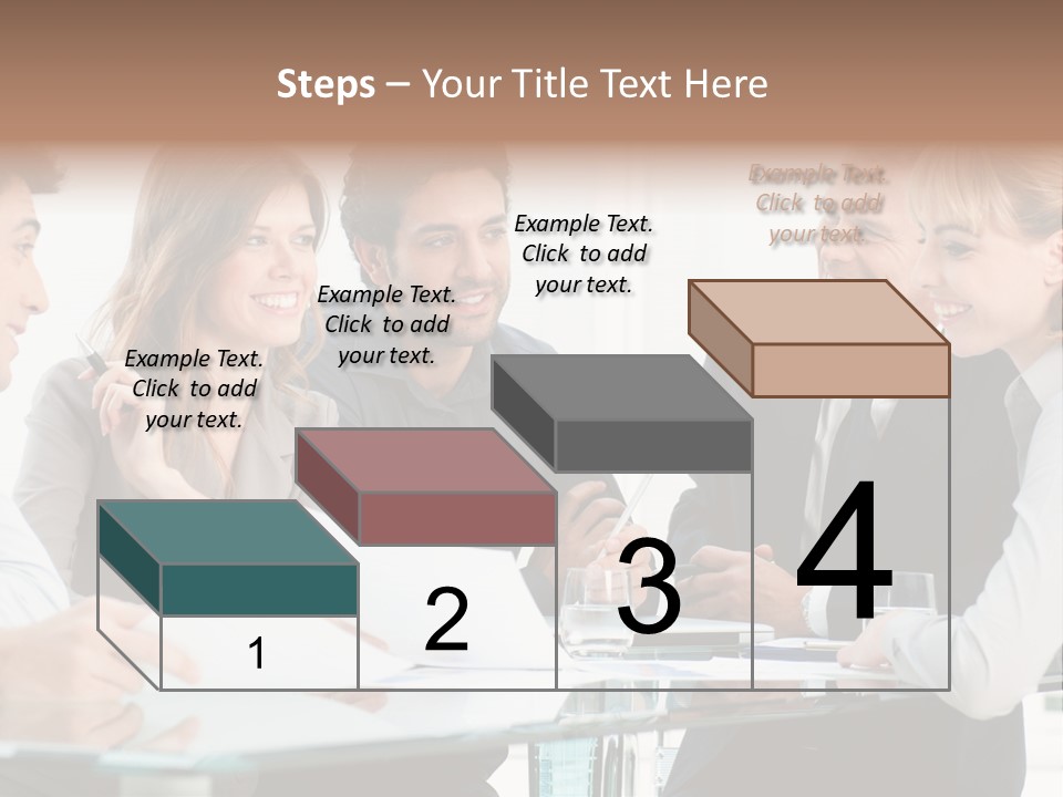 Group Colleague Look PowerPoint Template