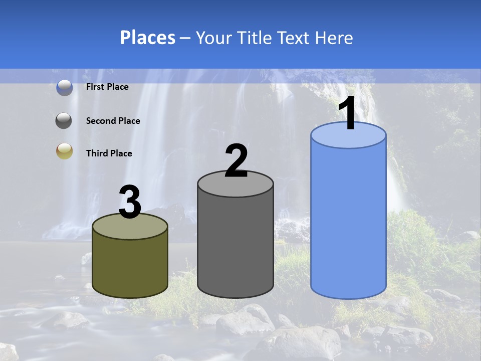 Element Vitality Blue PowerPoint Template