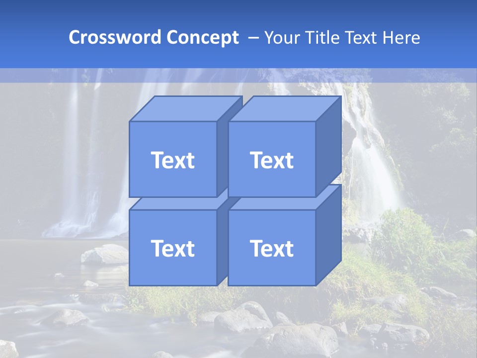 Element Vitality Blue PowerPoint Template