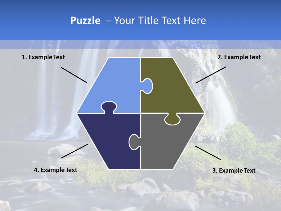 Element Vitality Blue PowerPoint Template