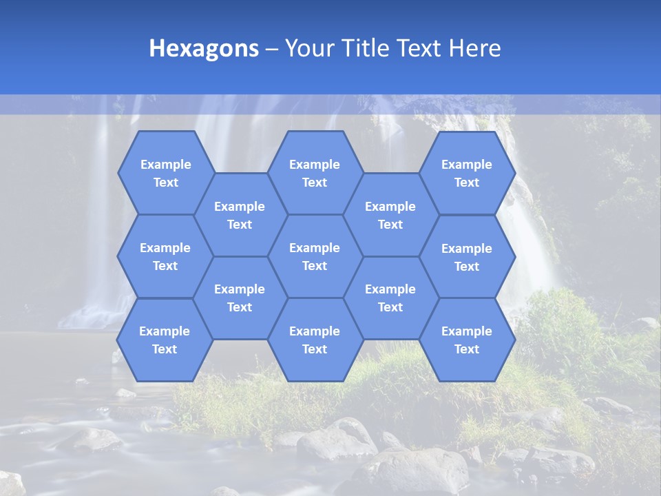 Element Vitality Blue PowerPoint Template