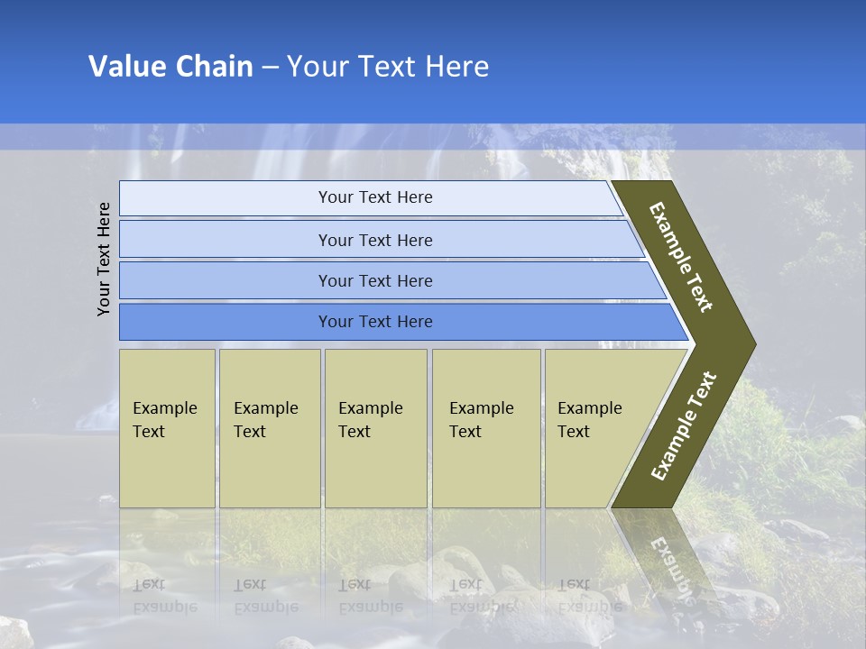 Element Vitality Blue PowerPoint Template