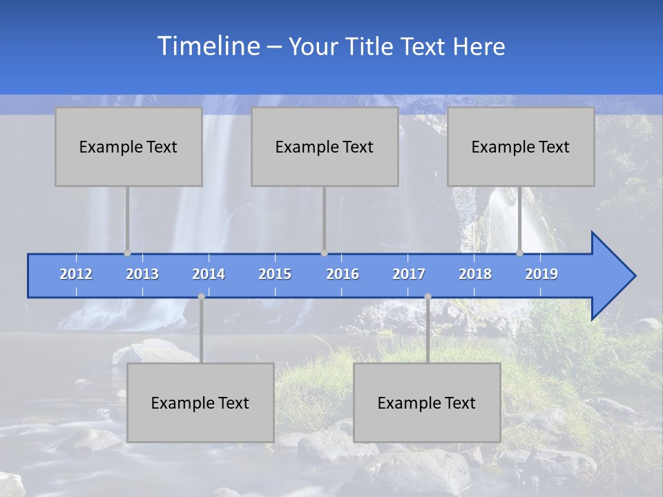 Element Vitality Blue PowerPoint Template