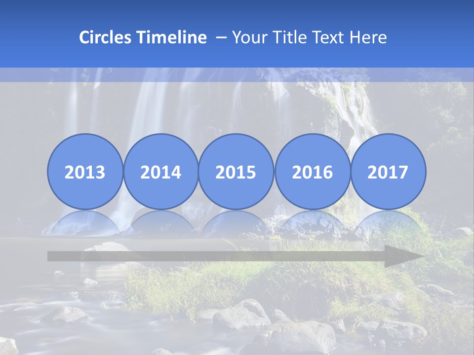 Element Vitality Blue PowerPoint Template