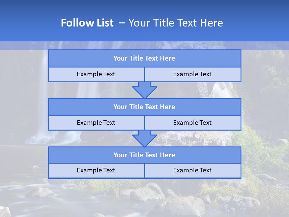Element Vitality Blue PowerPoint Template