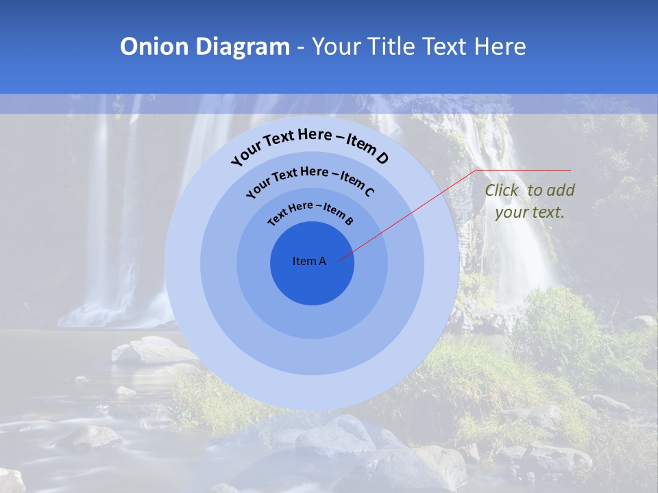 Element Vitality Blue PowerPoint Template
