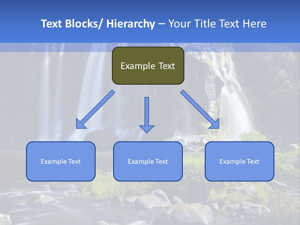 Element Vitality Blue PowerPoint Template