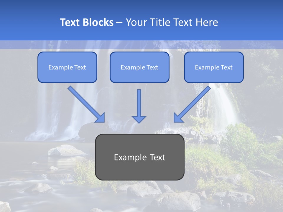 Element Vitality Blue PowerPoint Template