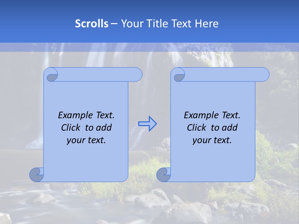 Element Vitality Blue PowerPoint Template