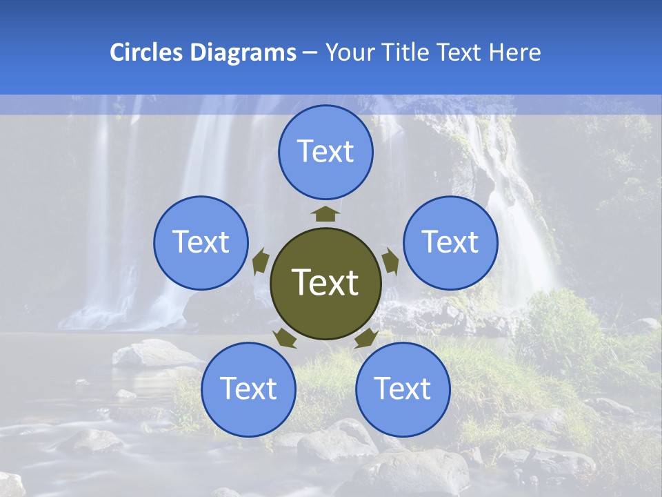 Element Vitality Blue PowerPoint Template