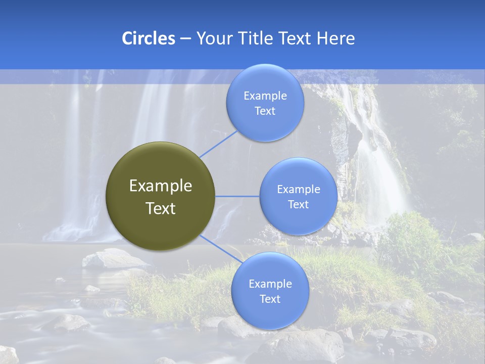 Element Vitality Blue PowerPoint Template