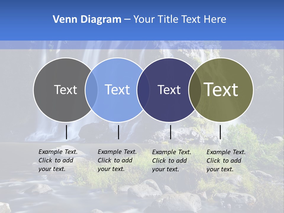 Element Vitality Blue PowerPoint Template
