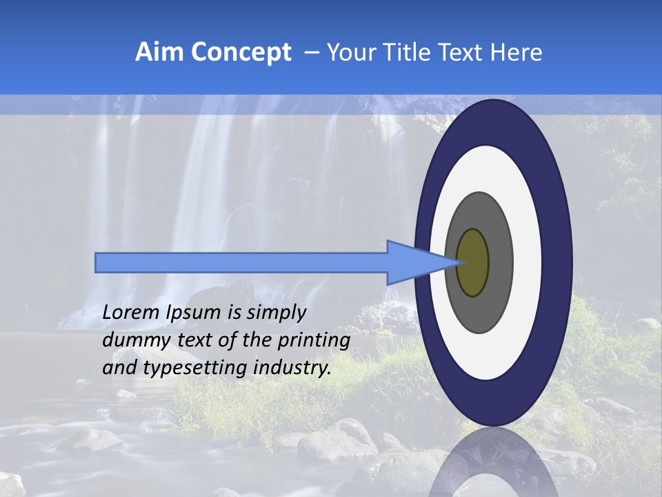 Element Vitality Blue PowerPoint Template