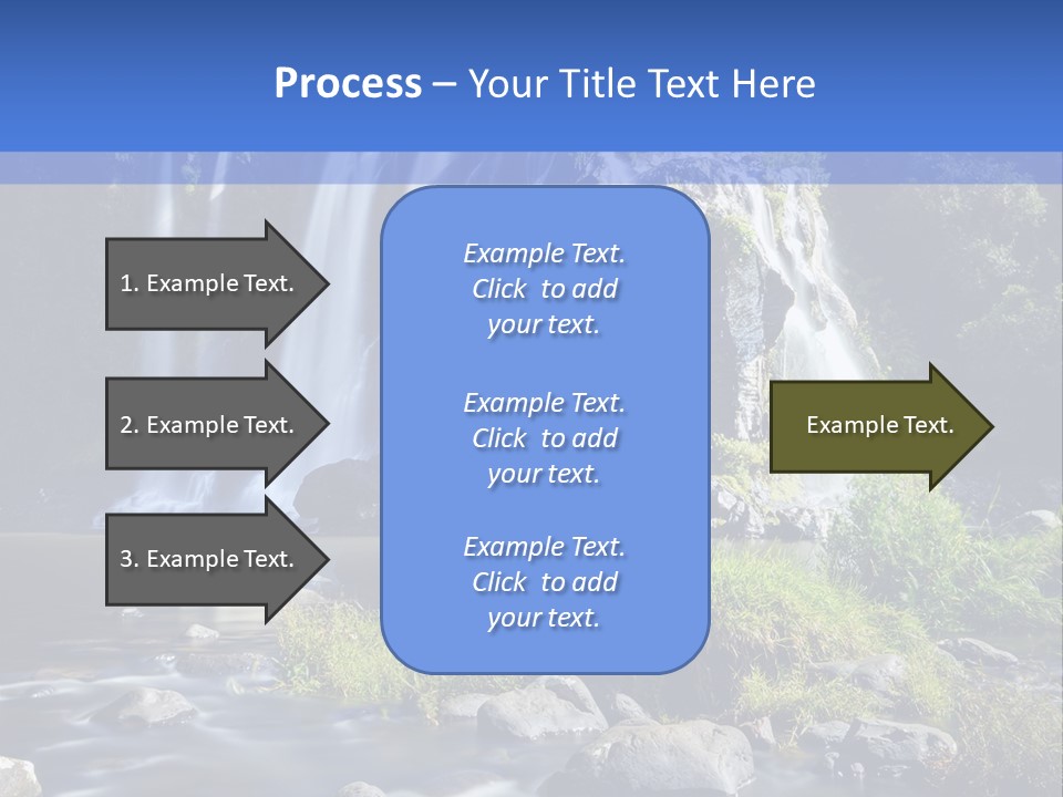 Element Vitality Blue PowerPoint Template