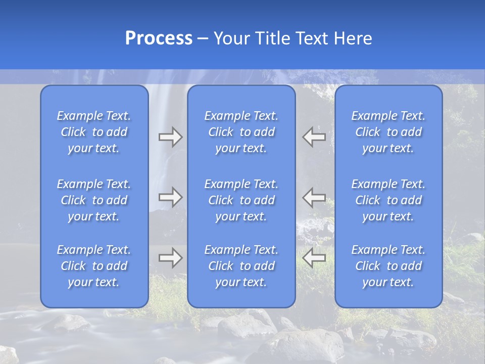 Element Vitality Blue PowerPoint Template