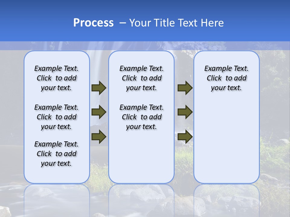 Element Vitality Blue PowerPoint Template