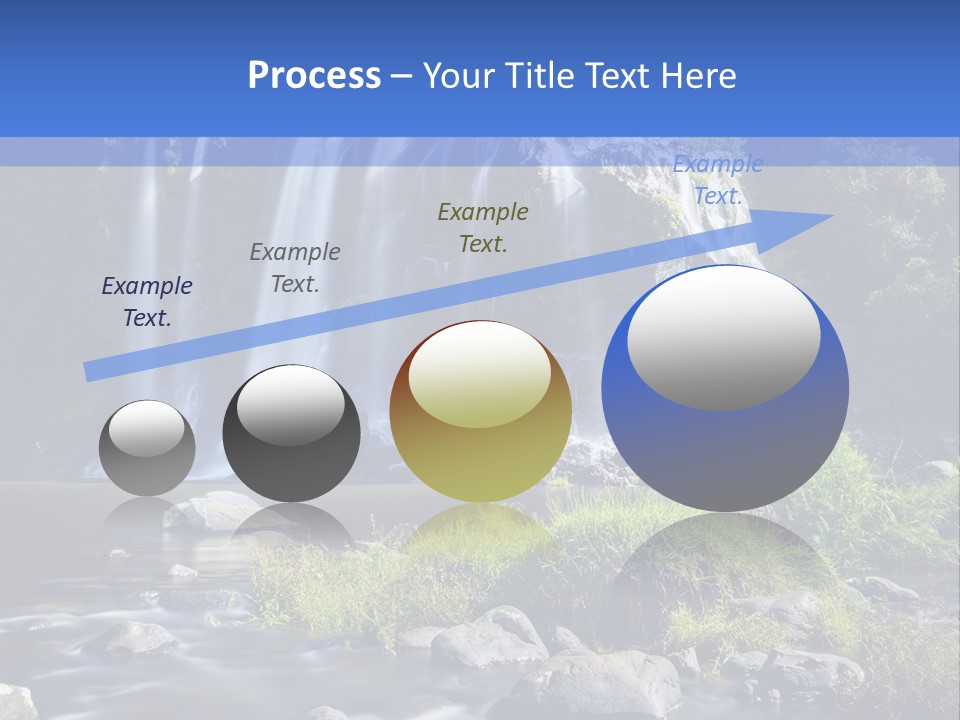Element Vitality Blue PowerPoint Template
