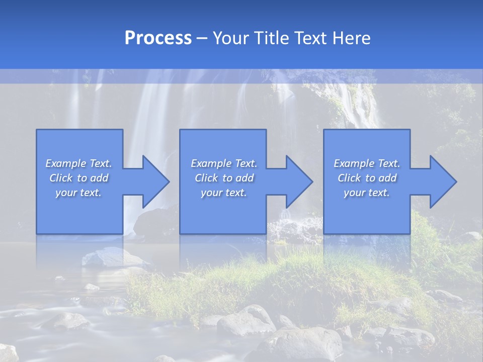 Element Vitality Blue PowerPoint Template
