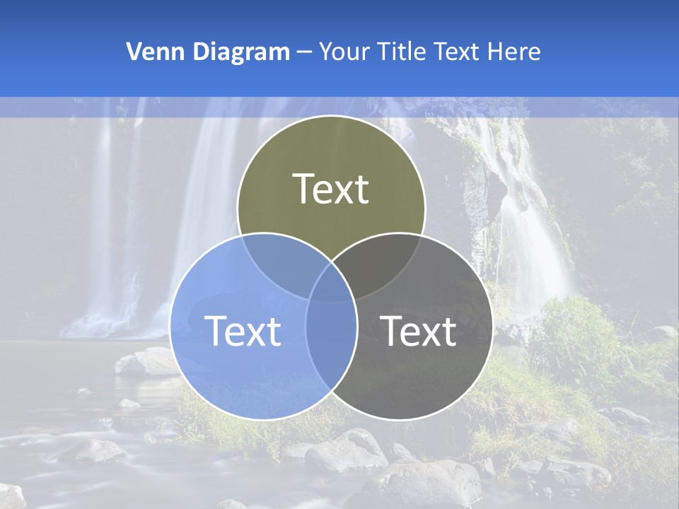 Element Vitality Blue PowerPoint Template