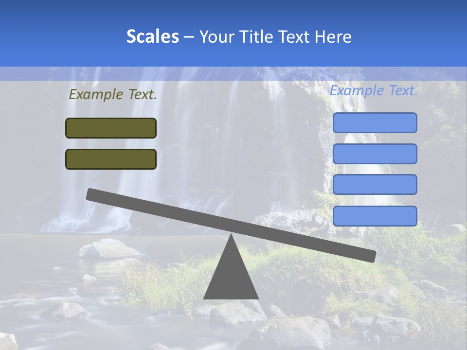 Element Vitality Blue PowerPoint Template