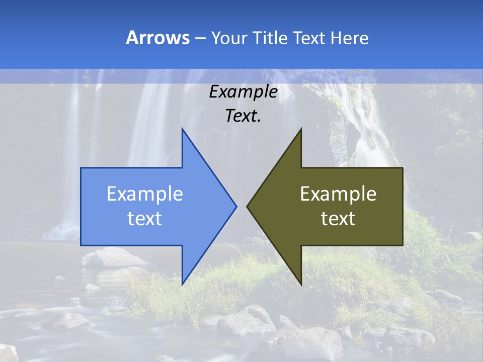Element Vitality Blue PowerPoint Template