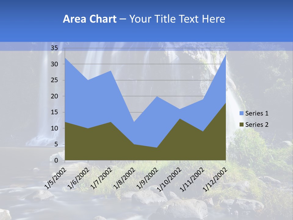Element Vitality Blue PowerPoint Template