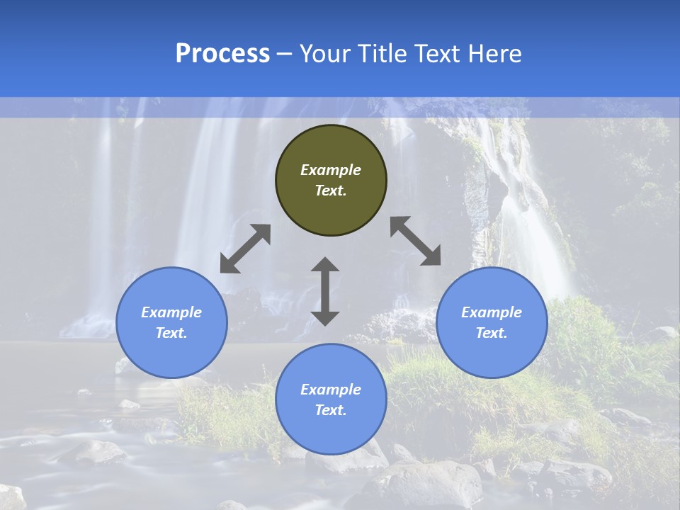 Element Vitality Blue PowerPoint Template