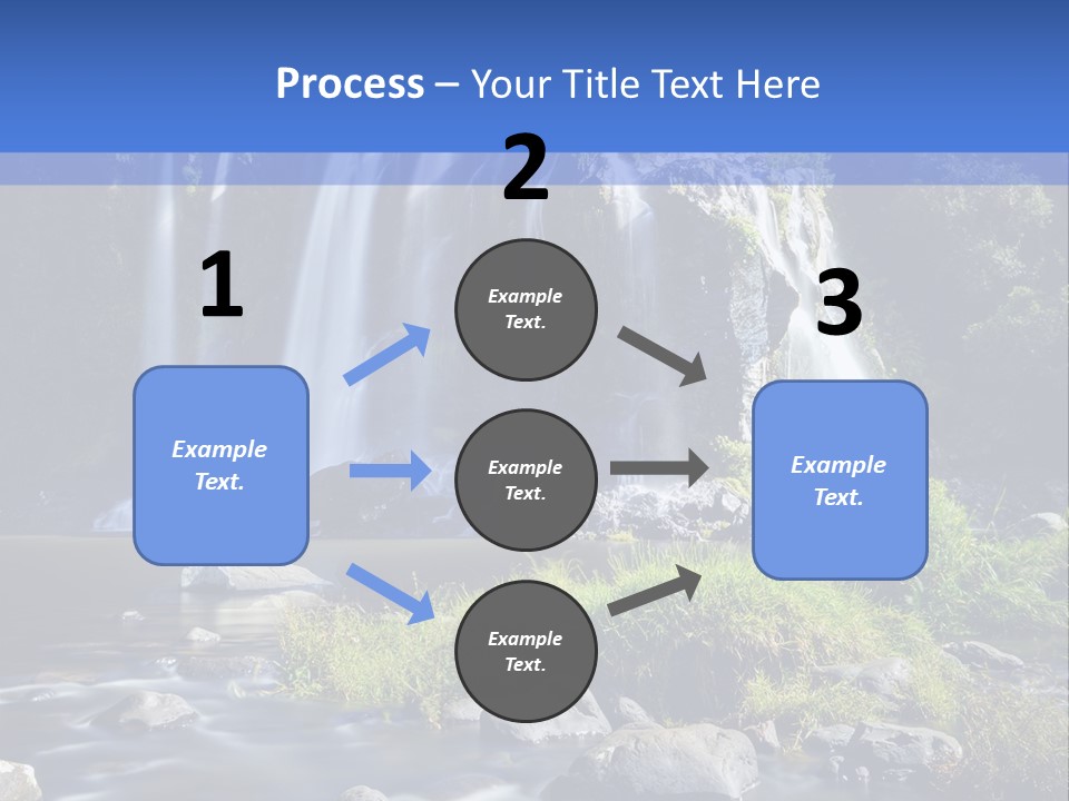 Element Vitality Blue PowerPoint Template
