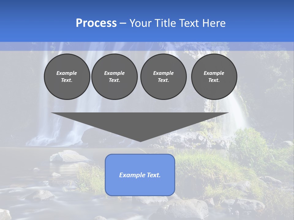 Element Vitality Blue PowerPoint Template