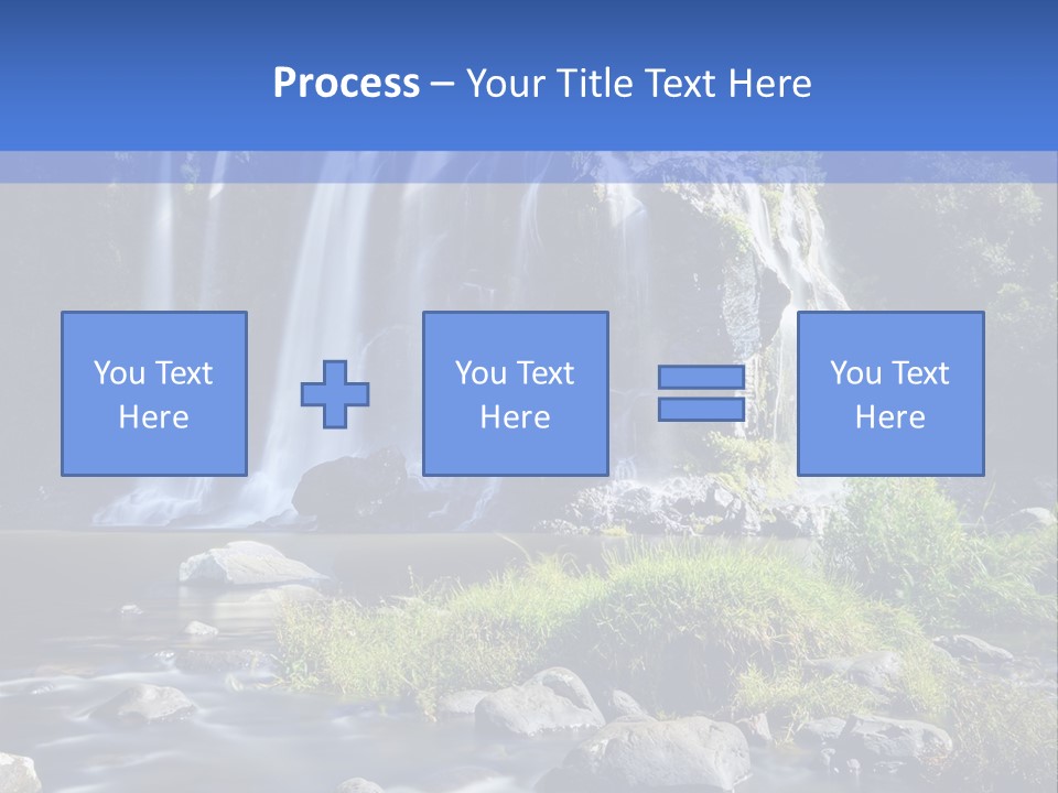 Element Vitality Blue PowerPoint Template