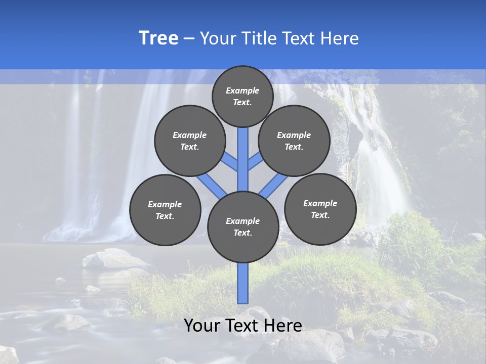 Element Vitality Blue PowerPoint Template