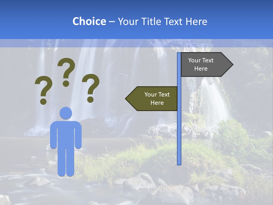 Element Vitality Blue PowerPoint Template