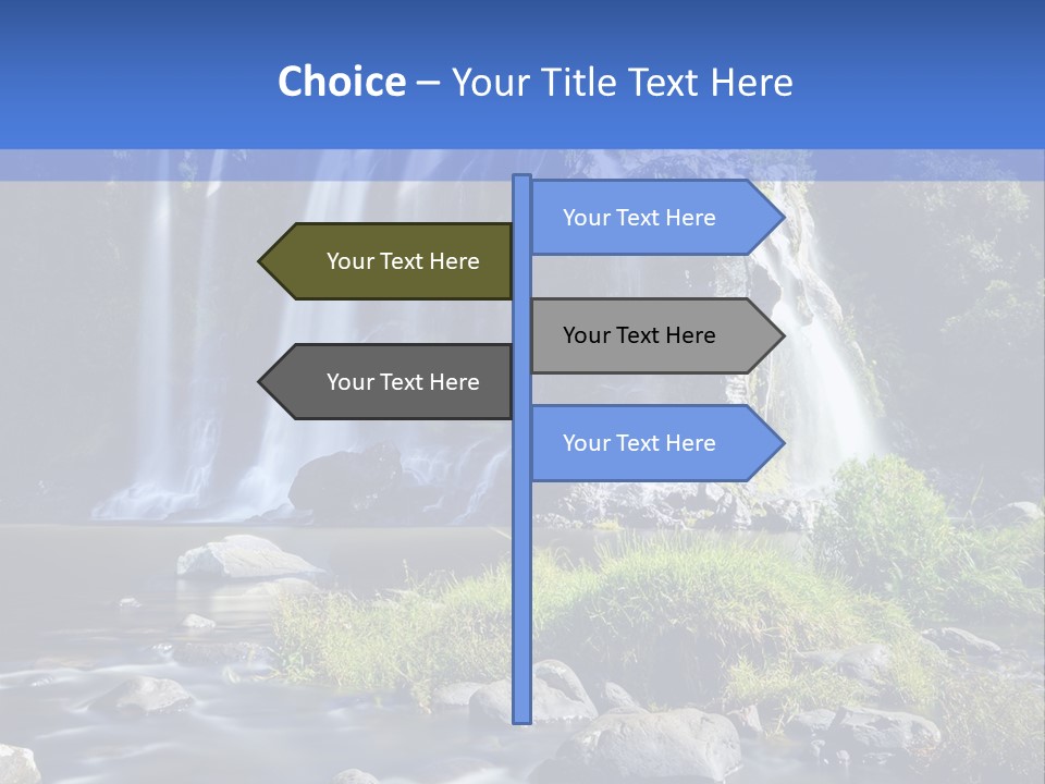 Element Vitality Blue PowerPoint Template